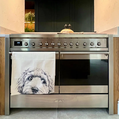 Tea Towel | Dino Cockapoo