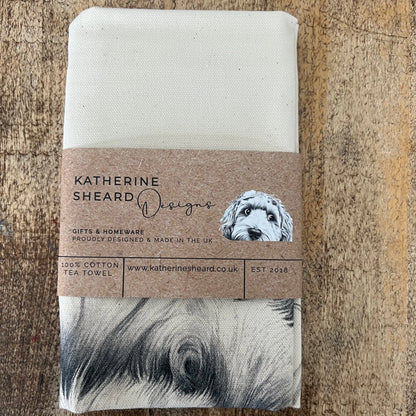 Tea Towel | Dino Cockapoo