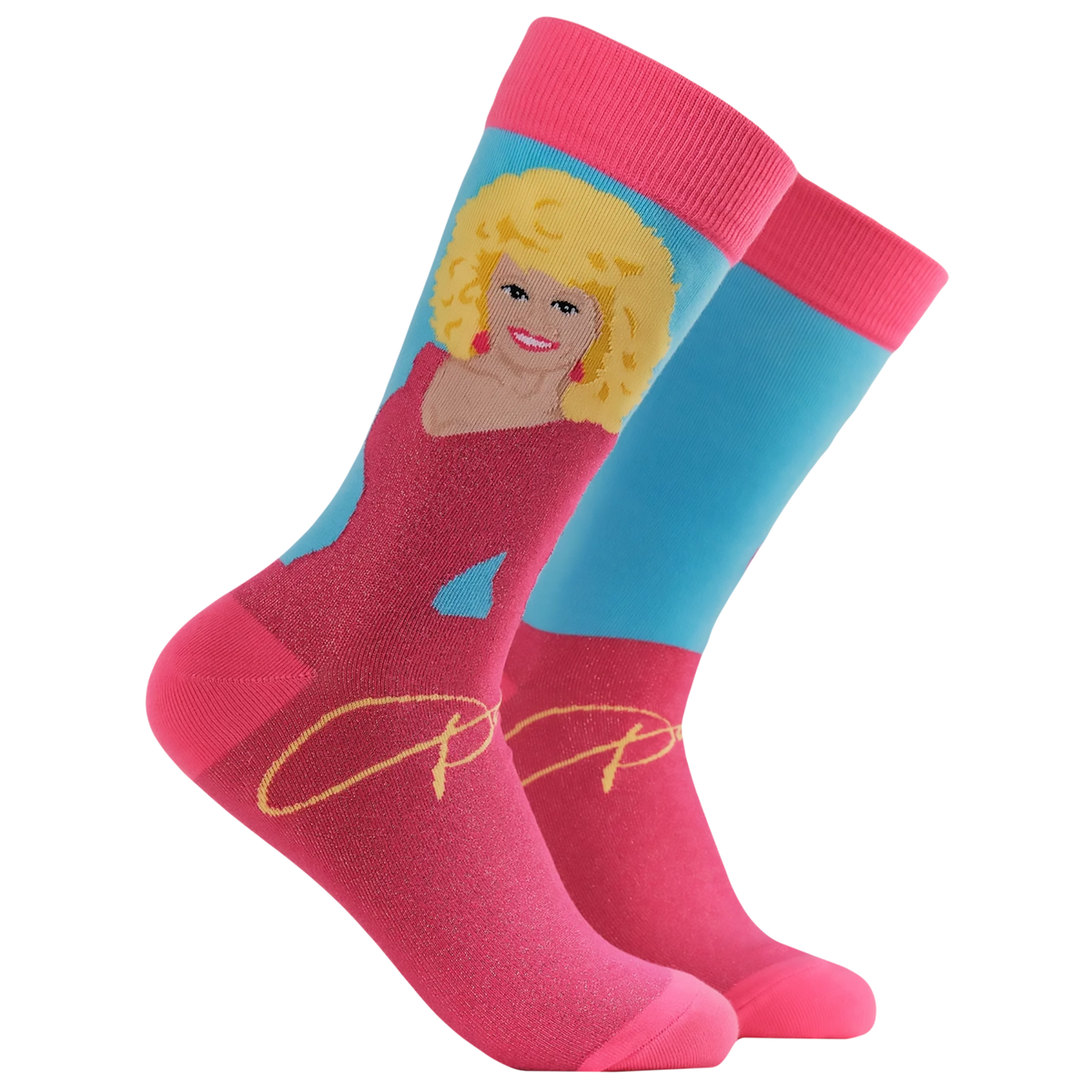 Dolly Parton Hello Dolly Socks | Pink