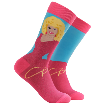 Dolly Parton Hello Dolly Socks | Pink