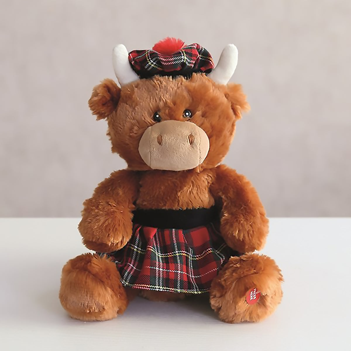 Christmas Singing Plush | Highland Cow