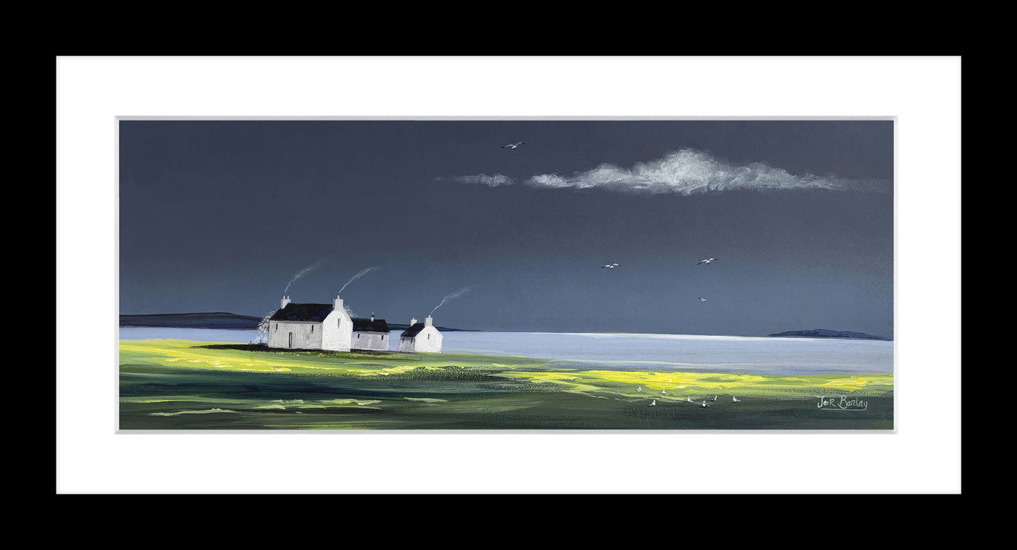 Edge of the Isle Cottage Large | Framed Print