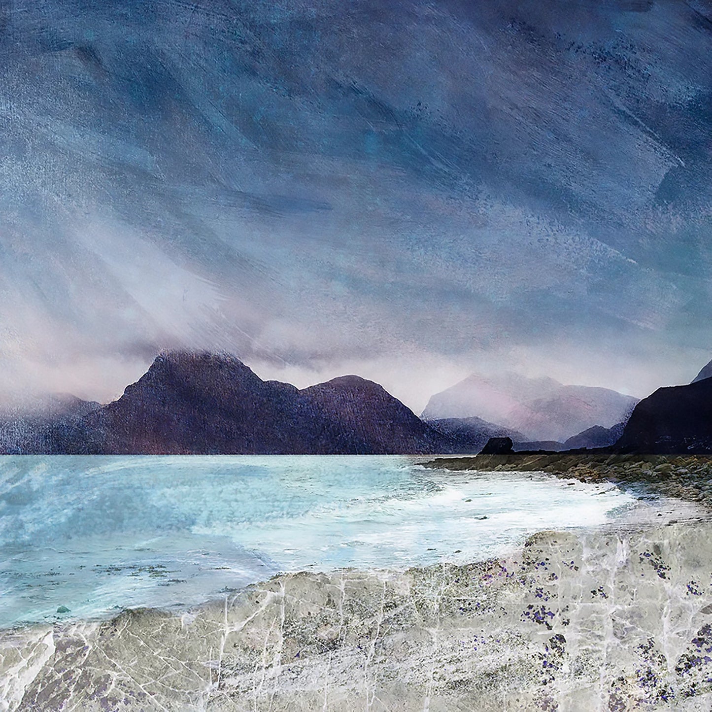 Mini Framed Print | Elgol Shore Isle of Skye
