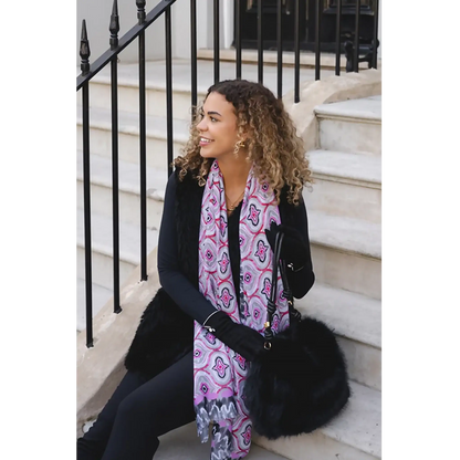 Faux Fur Shoulder Bag | Ebony