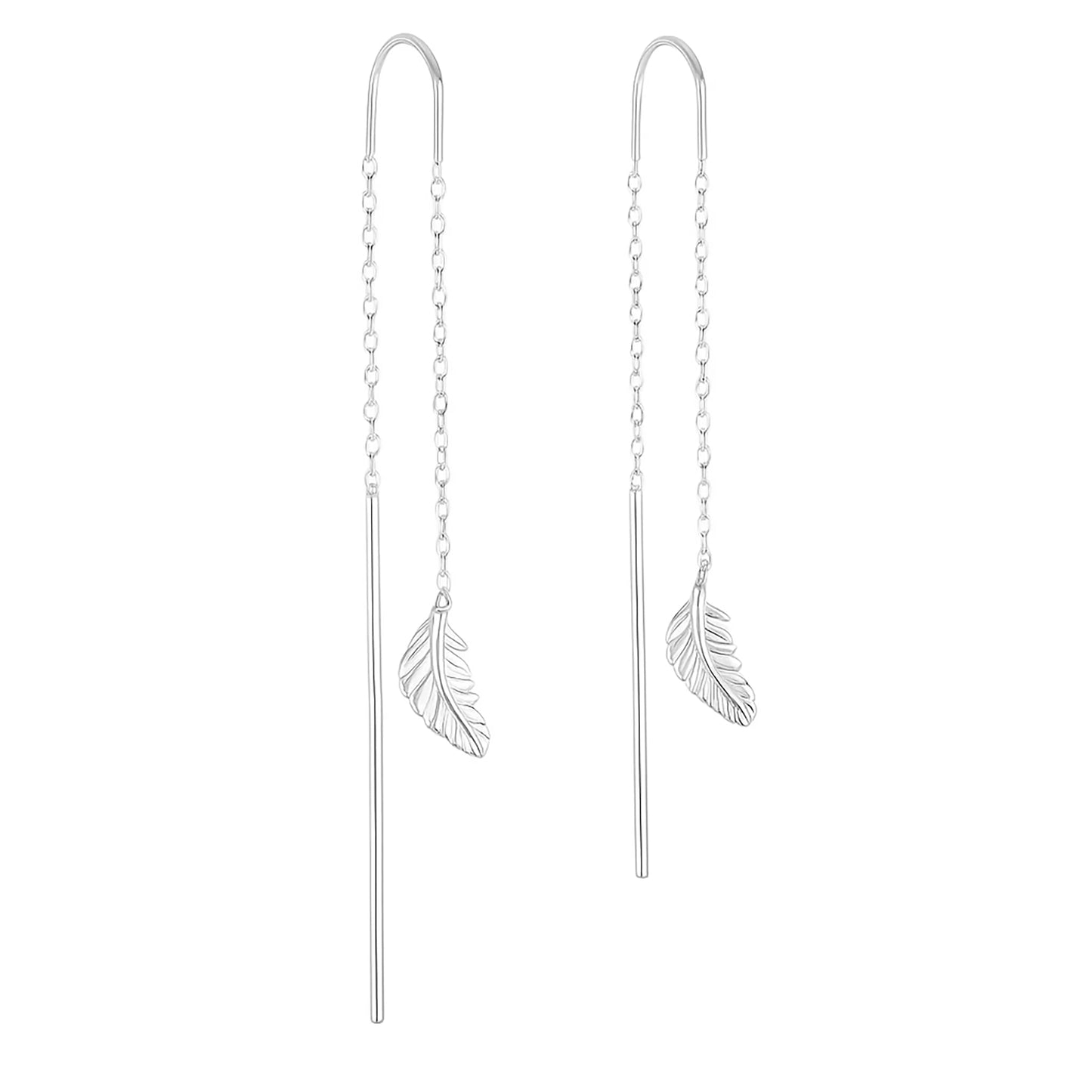 Falling Feather Threader | Earrings