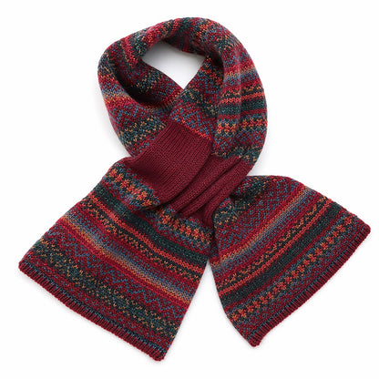 Finola Pull-Through Scarf | Burgundy