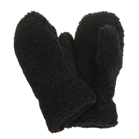 Fleece Mittens | Ebony