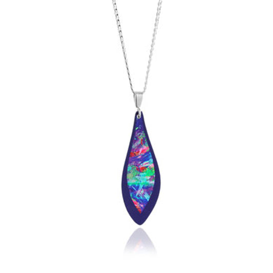 Floral Purple Small Pendant