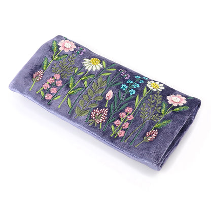 Embroidered Jewellery Roll | Flower Meadow