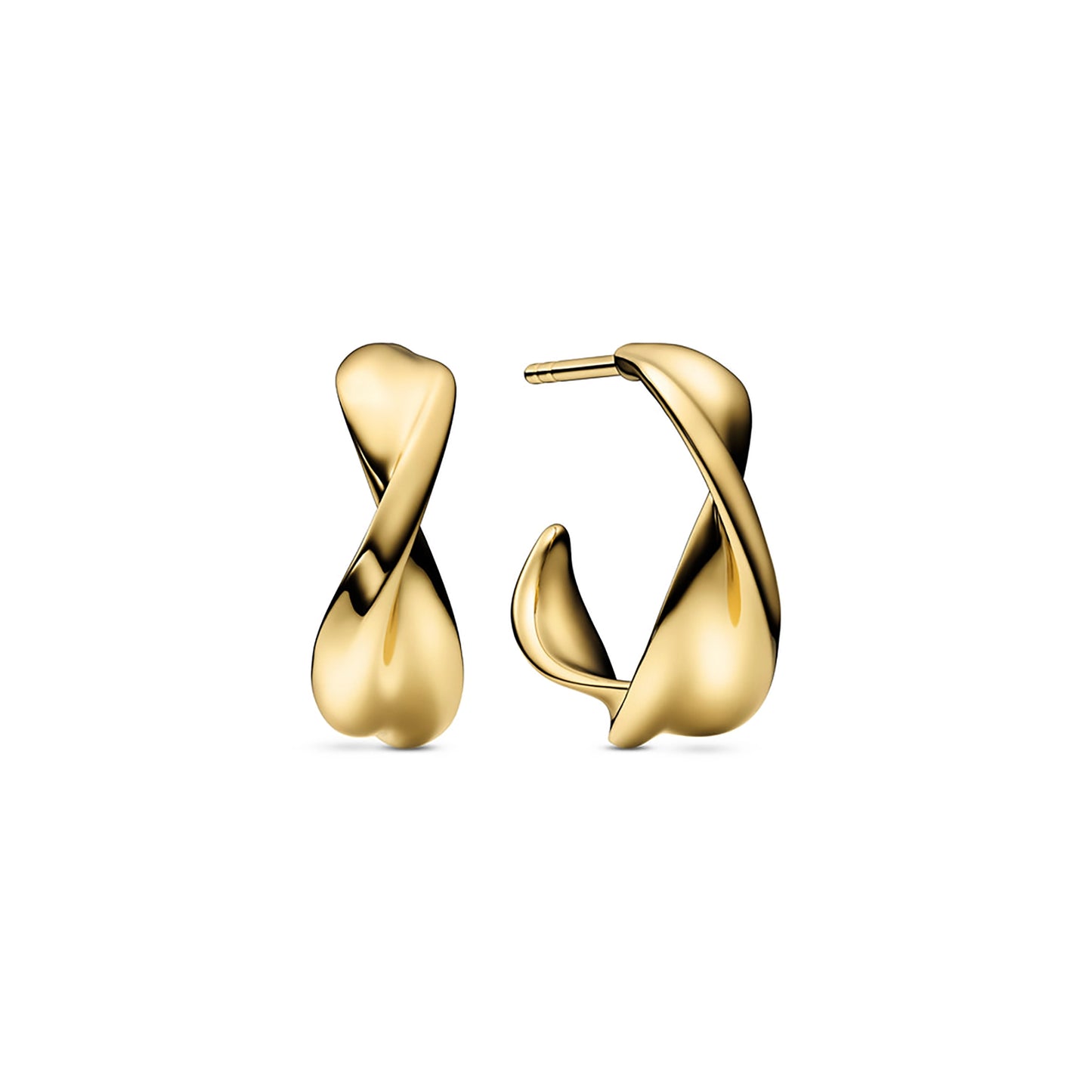 Foglia Piccolo Gold Hoop | Earrings