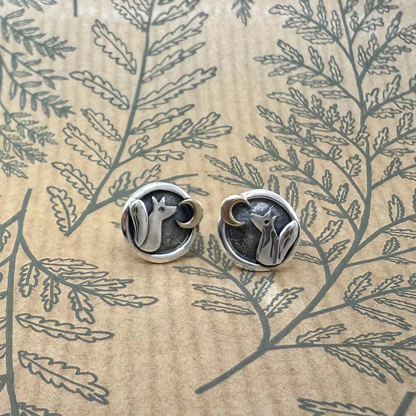 Fox & Moon | Studs