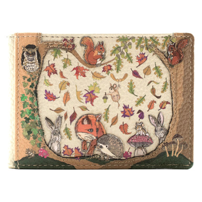 Foxglove Forest Card and ID Holder | Beige