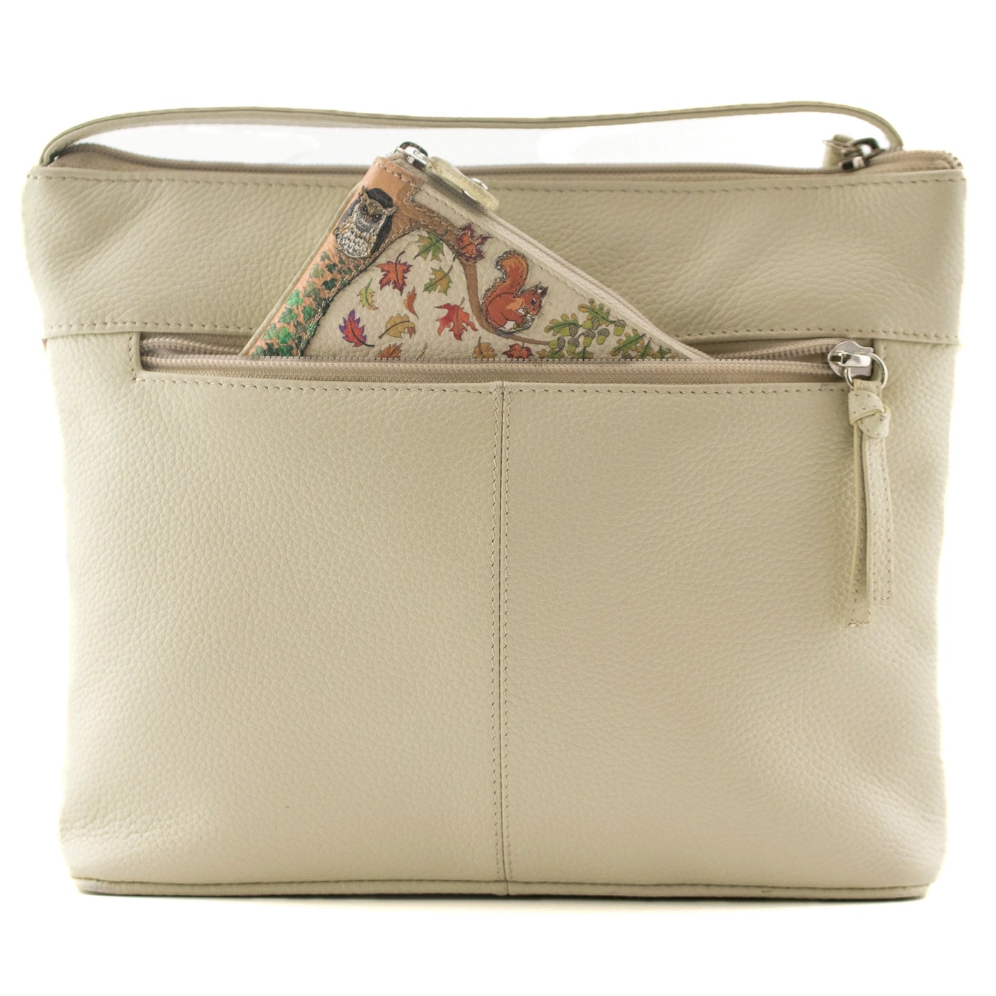 Foxglove Forest Cross Body Bag | Beige