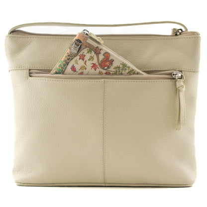 Foxglove Forest Cross Body Bag | Beige