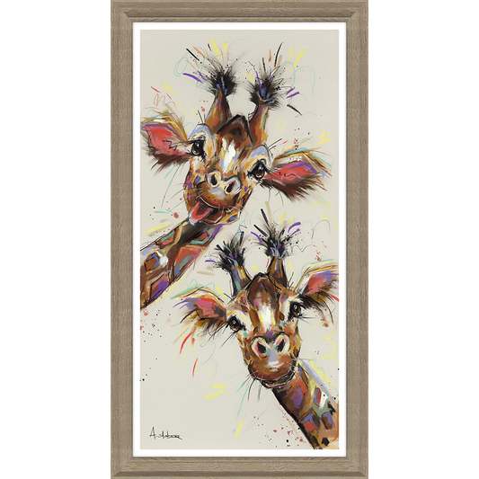 Gill And Gerry | Framed Print by Ashley Saunders