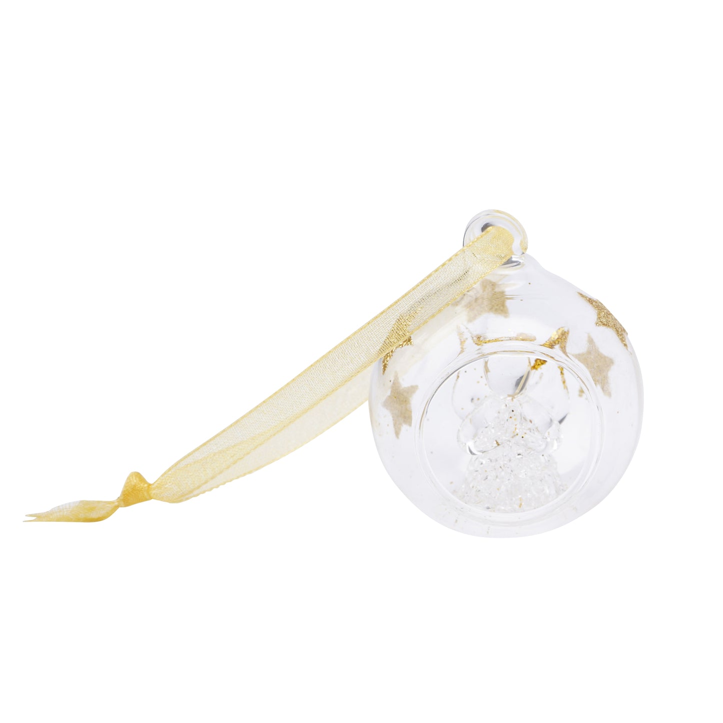 Gold Glass Angel | Hanging Bauble