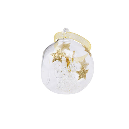 Gold Glass Angel | Hanging Bauble