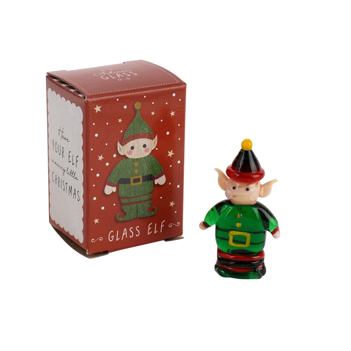 Artisan Elf | Glass Ornament
