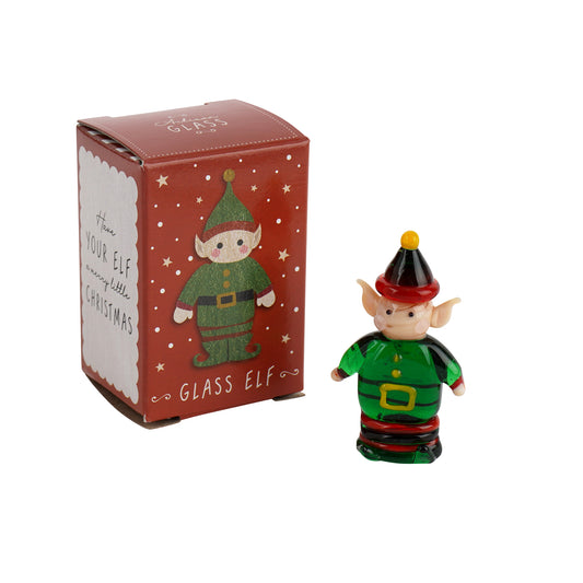 Artisan Elf | Glass Ornament