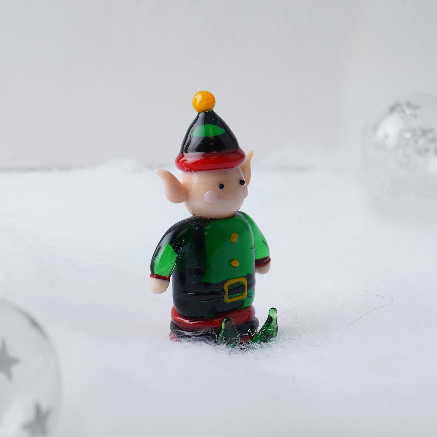 Artisan Elf | Glass Ornament