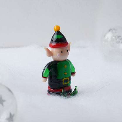 Artisan Elf | Glass Ornament