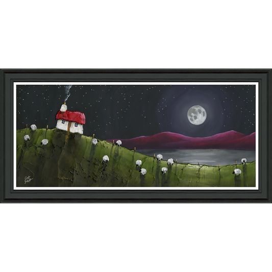 Glimmering Night | Framed Print by Geoff Beckett