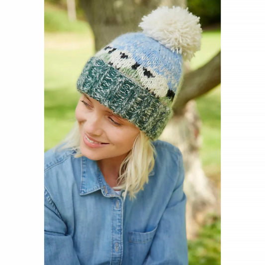 Hazy Sheep Bobble Beanie