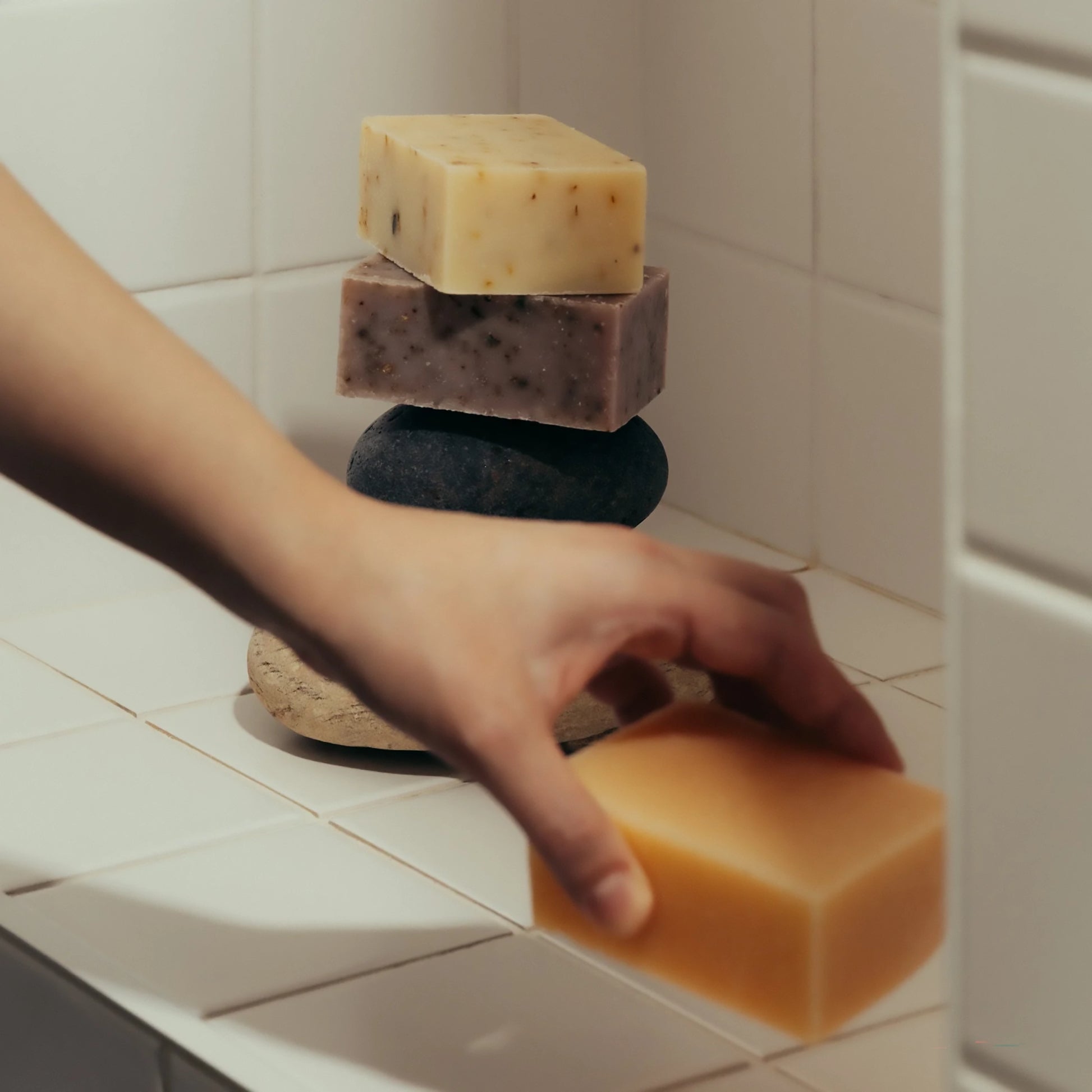 Highland Soap Co. Hebridean Seaweed scented soap bar lifestyle