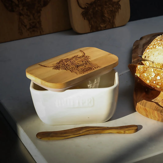 Butter Dish | Highland Cow