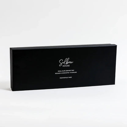 Handled Etched Slate Serving Tray | Highland Cow