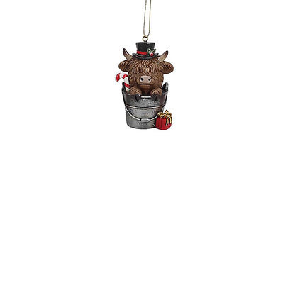 Christmas Tree Decorations | Highland Cows 3 Assorted
