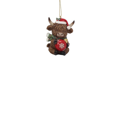 Christmas Tree Decorations | Highland Cows 2 Assorted