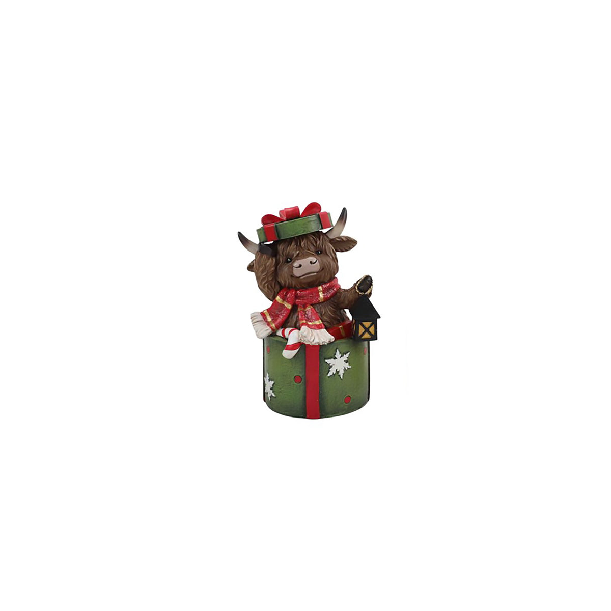 Christmas Decorations | Highland Cow Gift Boxes 2 Assorted
