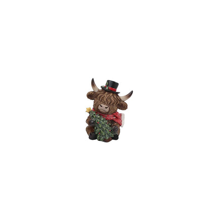 Christmas Decorations | Highland Cows 2 Assorted