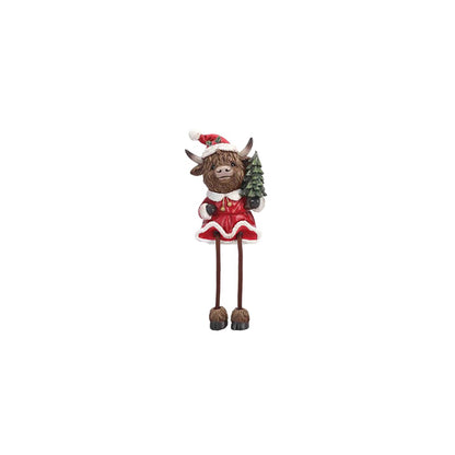 Christmas Decoration | Highland Cow Shelf Sitters