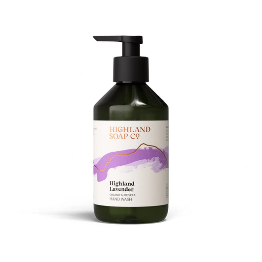 Highland Soap Co. Highland lavender scented liquid hand wash pump bottle