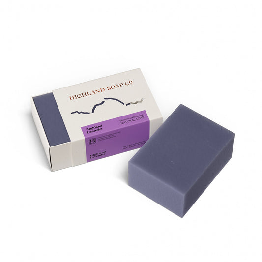 Highland Soap Co. bar of natural lavender soap 