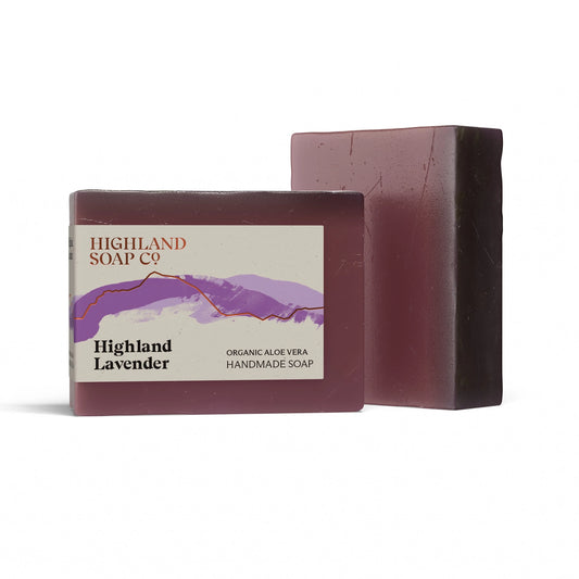 Highland Soap Co. bar of organic lavender soap 