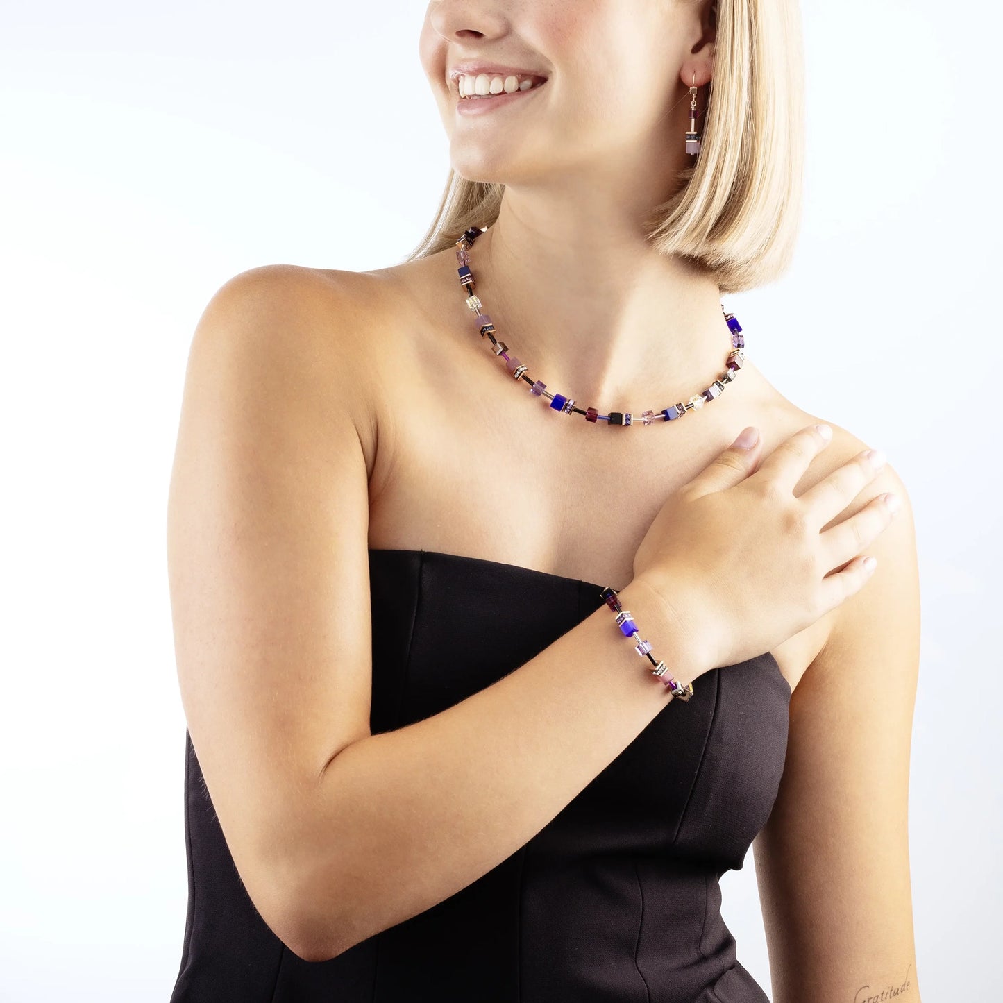 Iconic Blue Moon GeoCUBE® Rose Gold | Bracelet