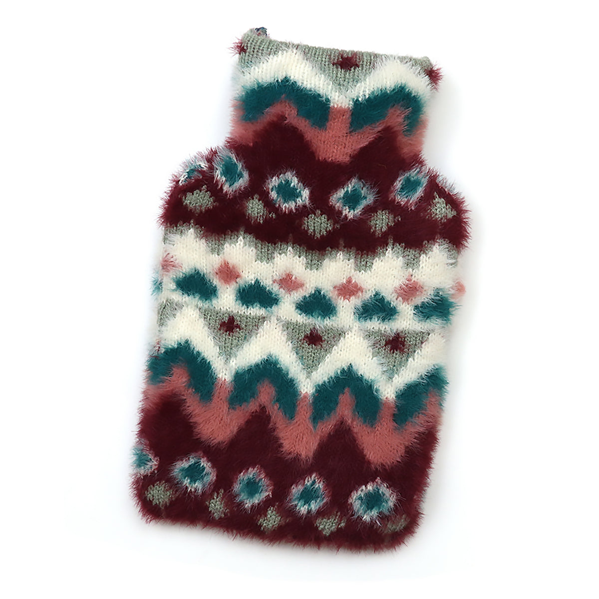 Imogen Hot Water Bottle | Duck Egg & Wine