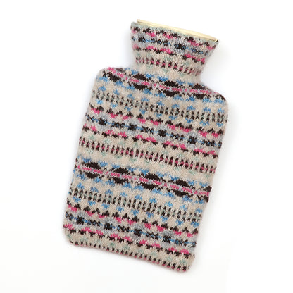 Iris Hot Water Bottle | Mint & Oatmeal
