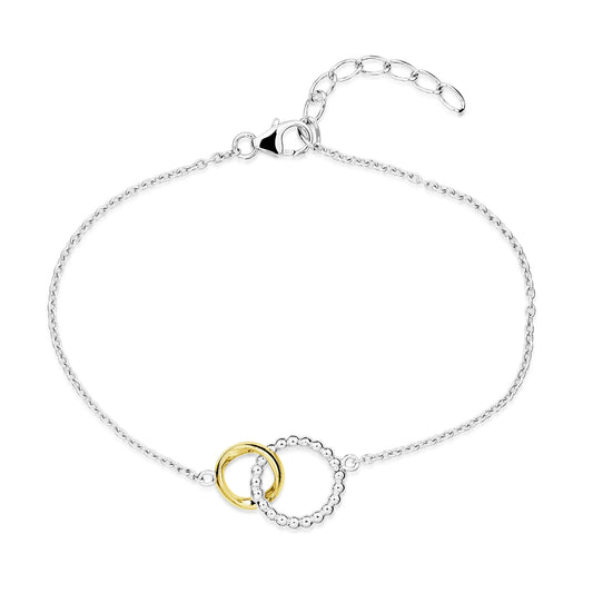 Two-tone Interlocking Circles | Bracelet