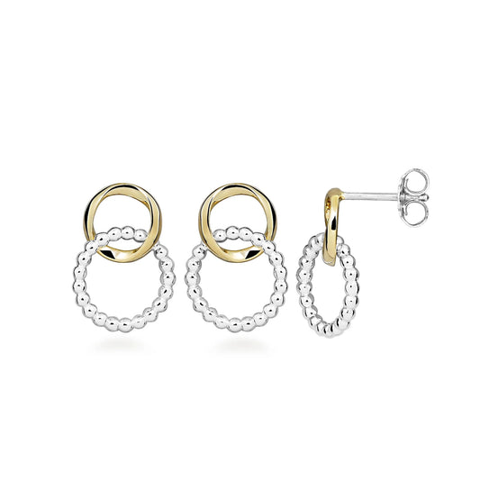 Two-tone Interlinking Circles | Drops