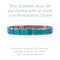 A multi-colour iridescent Nomination Italy starter bracelet with purchase notice