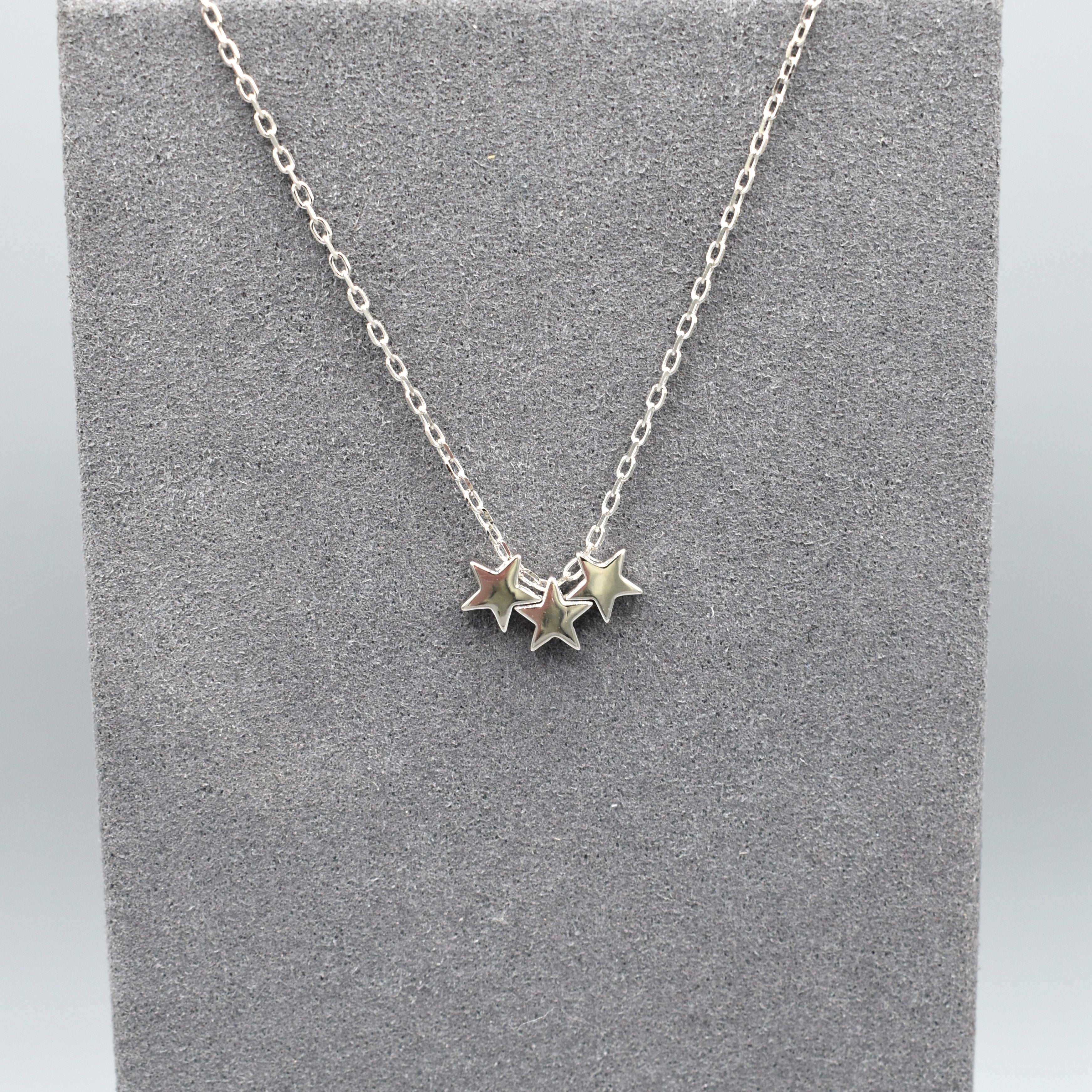 Simple Silver Star Necklace