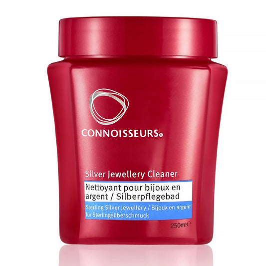 A red tub jewellery dip cleaner for silver jewellery