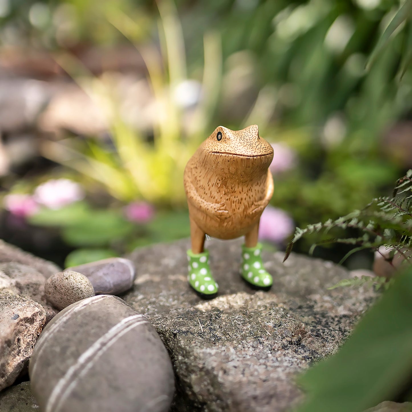 Spotty Boots Jolly Frog | Green