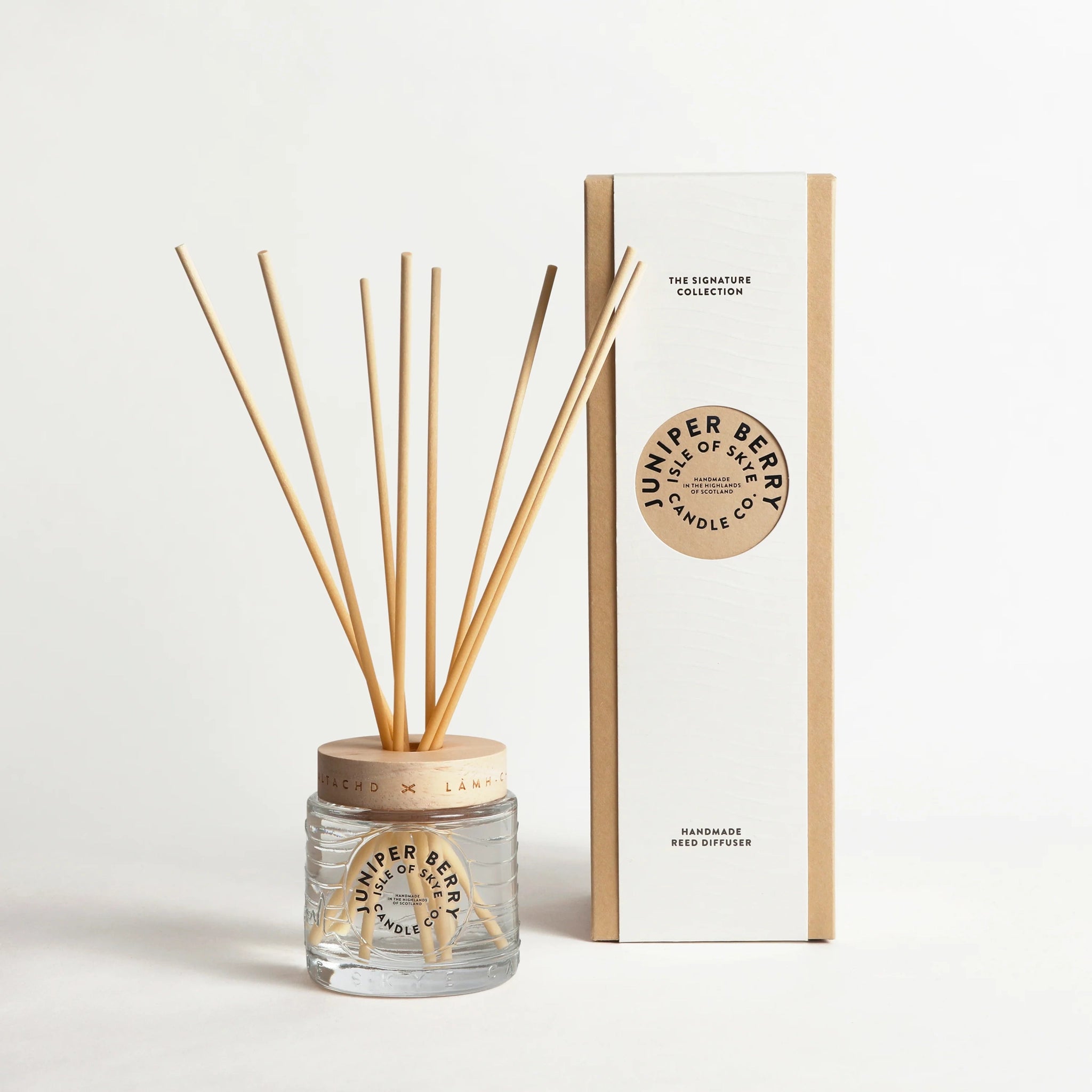 Isle of Skye Juniper Berry Glass Reed Diffuser | Juniper Aberdeen