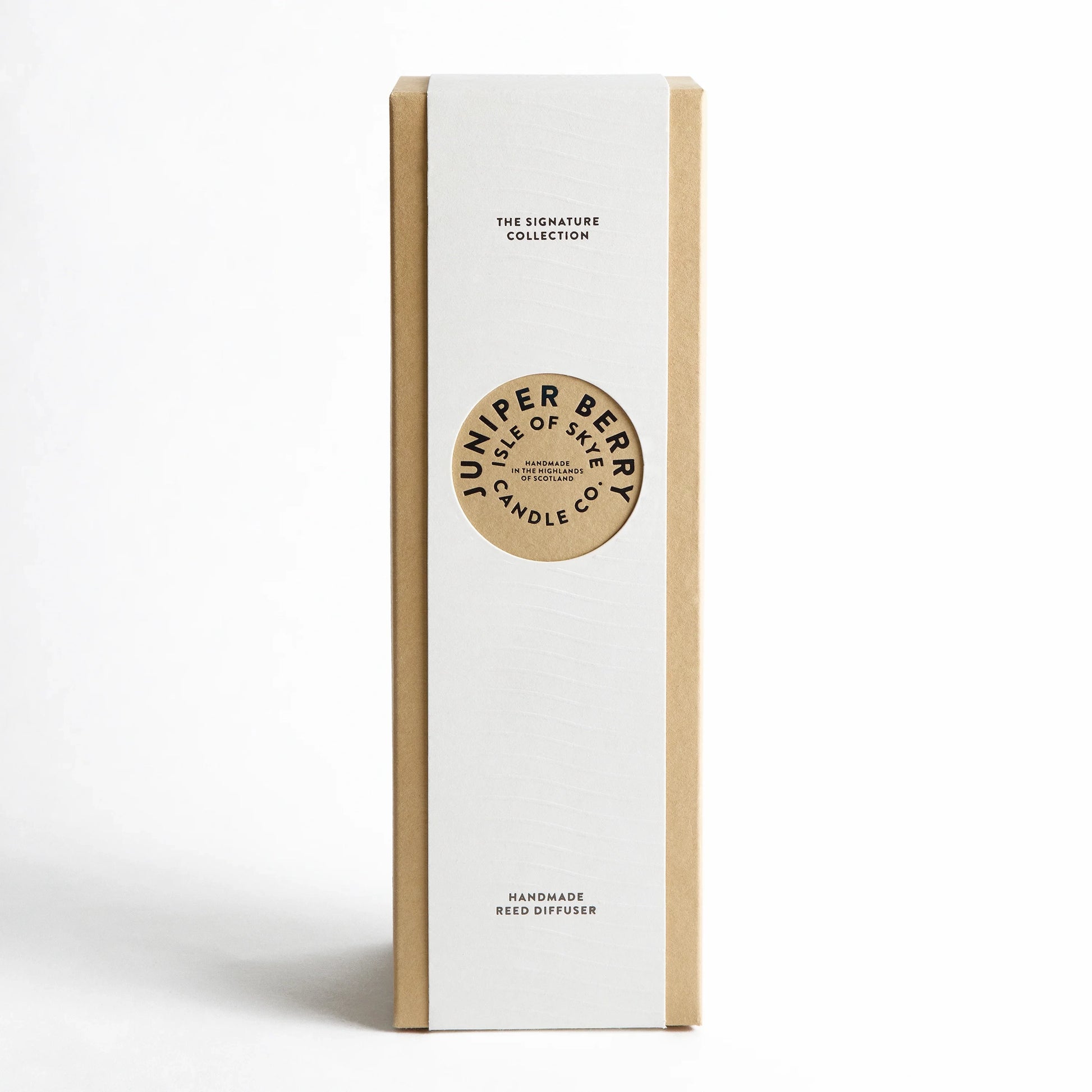 Juniper berry scented reed diffuser in box