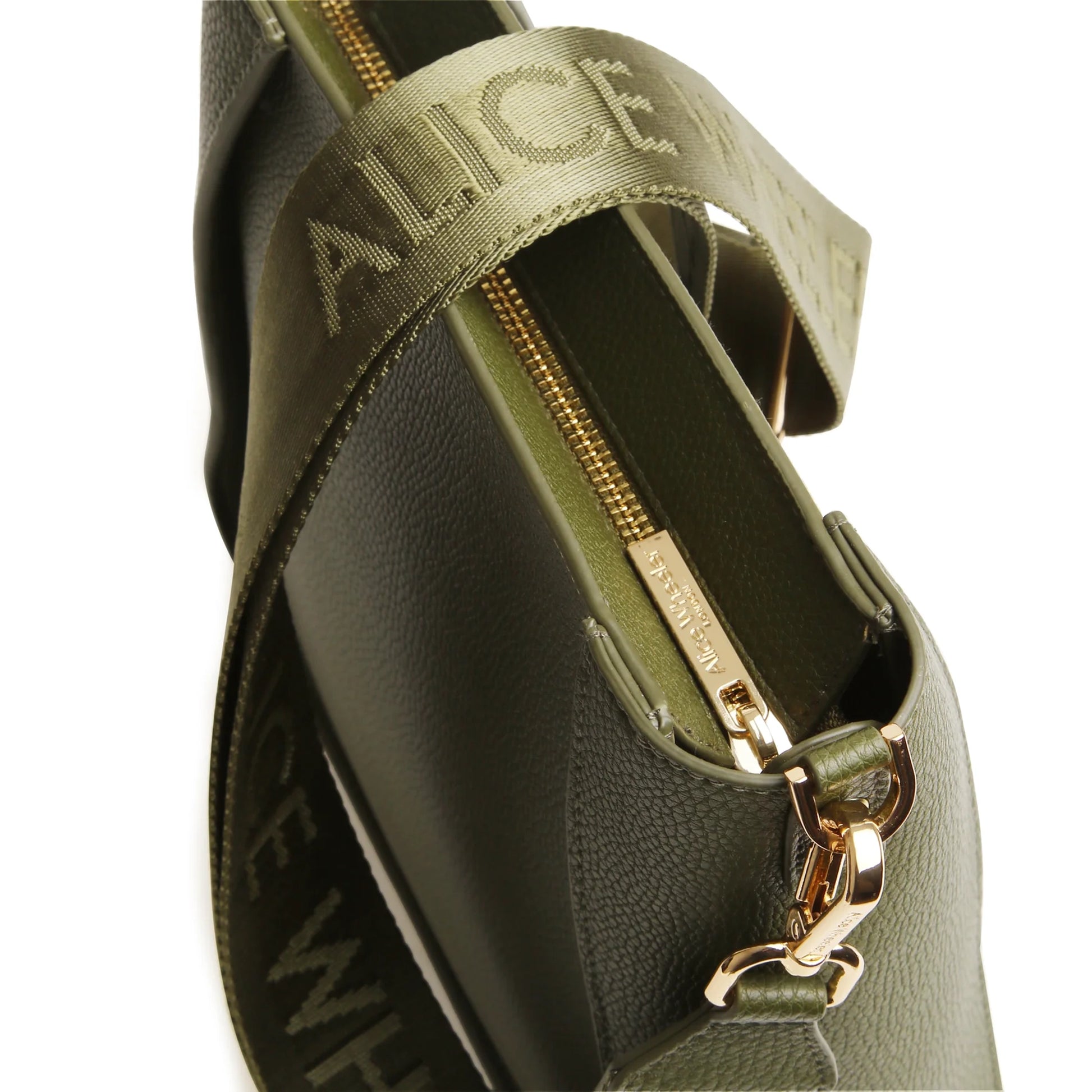 Alice Wheeler Kensington Olive Green Cross Body Bag Juniper Aberdeen